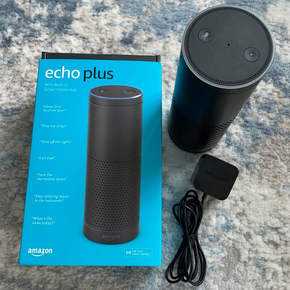 Alexa echo plus with far field voice control